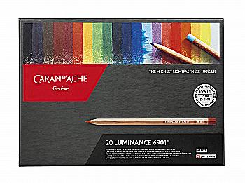 Набір перманентних олівців 20 кол. Caran d`Ache Luminance 6901 карт. бокс, 6901.720 Набір перманентних олівців 20 кол. Caran d`Ache Luminance 6901 карт. бокс, 6901.720