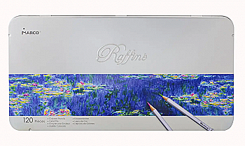 Карандаши 120 цв. шестигранные, Raffine, 7100-120TN, Marco