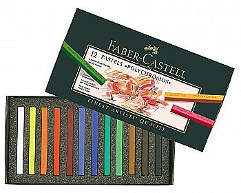Пастель POLICHROMOS 12 кол. в картон. коробці, 128512 Faber-Castell*** Пастель POLICHROMOS 12 кол. в картон. коробці, 128512 Faber-Castell***