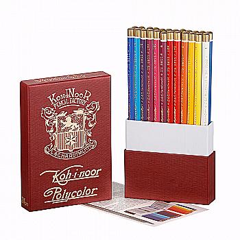 Карандаши 24 цв. Poycolor retro, художественные 3824, KIN, 34080 Карандаши 24 цв. Poycolor retro, художественные 3824, KIN, 34080