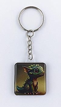 Брелок "Милий дракончик" двосторонній 3,5 см, Dk 002 Брелок "Милий дракончик" двосторонній 3,5 см, Dk 002