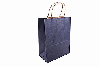 Подарочный пакет темно-синий 21*11*27 см, 3-2520