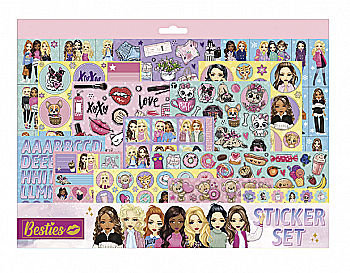 Набір наліпок "Мега" Besties, 300 шт, 961011 Набір наліпок "Мега" Besties, 300 шт, 961011