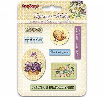 Набір епоксидних наліпок Весняне свято (RU) Набір епоксидних наліпок Весняне свято (RU)