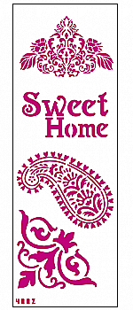 Трафарет декоративный 11*32 см №4002 Sweet home Art, 10254 Трафарет декоративный 11*32 см №4002 Sweet home Art, 10254