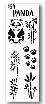 Трафарет декоративний 11*32 см №154 Panda Art, 10653 Трафарет декоративний 11*32 см №154 Panda Art, 10653