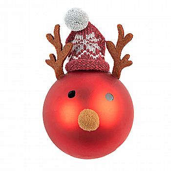 Ялинкова прикраса Оленя 8 см, червоний, YQU0924-3 Ялинкова прикраса Оленя 8 см, червоний, YQU0924-3