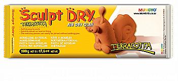Маса для моделювання 500 г самозастигаюча ``Sculpt Dry`` (MW500), теракотова, TT6199 MUNGYO Маса для моделювання 500 г самозастигаюча ``Sculpt Dry`` (MW500), теракотова, TT6199 MUNGYO
