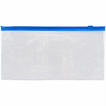 Папка на блискавці DL, застібка zip-lock синя, 1409-22-A