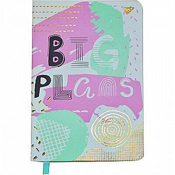 Блокнот-мотиватор 140*210 мм, 96 арк. "Big Plans" YES, 151584 Блокнот-мотиватор 140*210 мм, 96 арк. "Big Plans" YES, 151584
