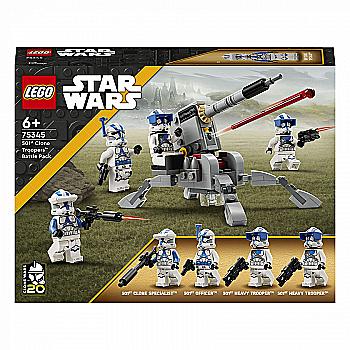Конструктор Lego Star Wars "Боевой отряд бойцов-клонов 501-го легиона", 75345 Конструктор Lego Star Wars "Боевой отряд бойцов-клонов 501-го легиона", 75345