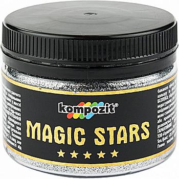 Глиттер Magic Stars Kompozit серебро 60 г Глиттер Magic Stars Kompozit серебро 60 г