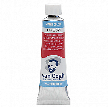 Фарба акварельна Van Gogh 371 Перм. червоний темний, туба 10 мл, Royal Talens Фарба акварельна Van Gogh 371 Перм. червоний темний, туба 10 мл, Royal Talens