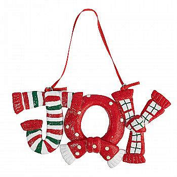 Подвеска новогодняя Надпись "Joy"/"Noel" 18 см (2 вида в ассорт.), 9767493 Подвеска новогодняя Надпись "Joy"/"Noel" 18 см (2 вида в ассорт.), 9767493