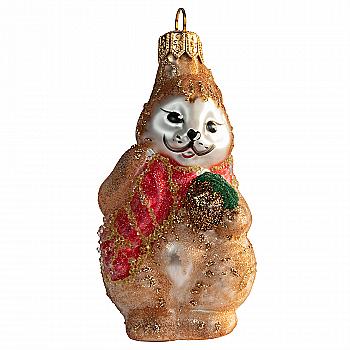 Іграшка новорічна Білочка в шарфі, 19303 Іграшка новорічна Білочка в шарфі, 19303