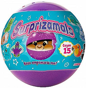 Іграшка-сюрприз м`яка у кулі "Surprizamals" S15, 12 видів, в асорт., SU03889-5024 Іграшка-сюрприз м`яка у кулі "Surprizamals" S15, 12 видів, в асорт., SU03889-5024