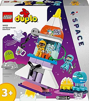Конструктор Lego Duplo "Пригоди на космічному шатлі 3-в-1", 10422 Конструктор Lego Duplo "Пригоди на космічному шатлі 3-в-1", 10422