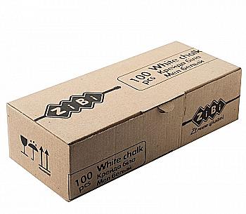 Мел белый 100 шт, карт. коробка, ZB.6712-12 Мел белый 100 шт, карт. коробка, ZB.6712-12