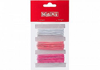 Набір еластичних мотузок для декору, 2 м, 3 шт, BJ21-05046-B