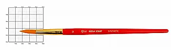 Синтетика кругла 501 №12, к.р. пензель Rosa Start Синтетика кругла 501 №12, к.р. пензель Rosa Start