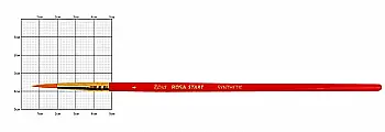Синтетика кругла 501 №4, к.р. пензель Rosa Start Синтетика кругла 501 №4, к.р. пензель Rosa Start