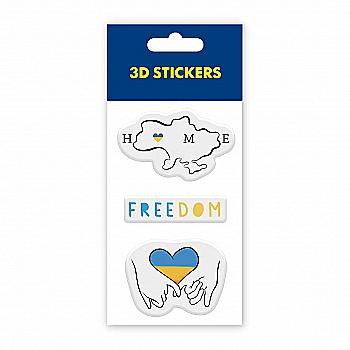 Стікери 3D "Freedom" Стікери 3D "Freedom"