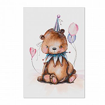 Открытка "Мишка-именинник"