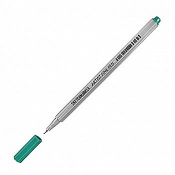 Лайнер SketchMarker ARTIST FinePen 0,4 мм, вечнозелёный, AFP-EGRN Лайнер SketchMarker ARTIST FinePen 0,4 мм, вечнозелёный, AFP-EGRN
