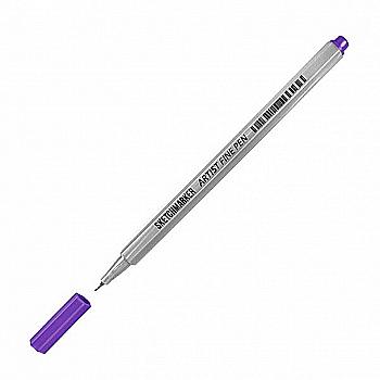 Лайнер SketchMarker ARTIST FinePen 0,4 мм, флуоресцентный фиолетовый, AFP-FLVL Лайнер SketchMarker ARTIST FinePen 0,4 мм, флуоресцентный фиолетовый, AFP-FLVL