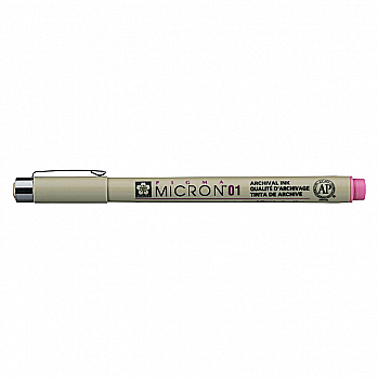 Лінер Pigma Micron (0.1), 0,25мм, Рожевий, Sakura Лінер Pigma Micron (0.1), 0,25мм, Рожевий, Sakura