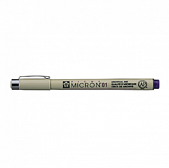 Лінер Pigma Micron (0.1), 0,25мм, Фіолетовий, Sakura Лінер Pigma Micron (0.1), 0,25мм, Фіолетовий, Sakura