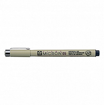 Лінер Pigma Micron (0.5), 0,45мм, Синьо-чорний, Sakura Лінер Pigma Micron (0.5), 0,45мм, Синьо-чорний, Sakura