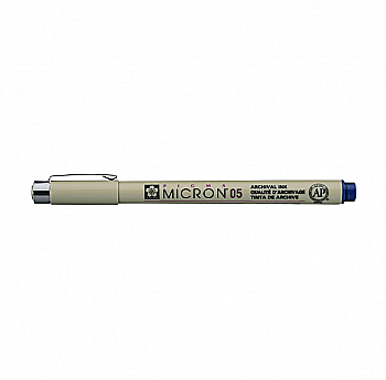 Лінер Pigma Micron (0.5), 0,45мм, Королівський синій, Sakura Лінер Pigma Micron (0.5), 0,45мм, Королівський синій, Sakura