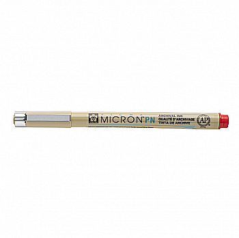 Лінер Pigma Micron pn (0.4),0.5мм, Червоний, Sakura Лінер Pigma Micron pn (0.4),0.5мм, Червоний, Sakura