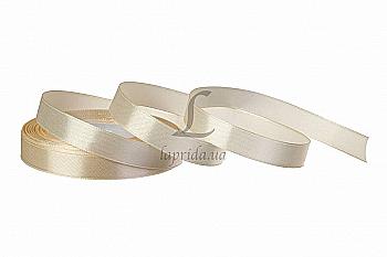 Стрічка атлас 12 мм-23 м, 123, пісочна