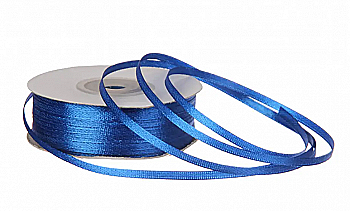 Стрічка атлас 3 мм-91 м, 20, блакитний
