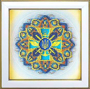 Набір д/вишивання бісером "Слава ЗСУ", 17*17 см, ТН-1377 Набір д/вишивання бісером "Слава ЗСУ", 17*17 см, ТН-1377