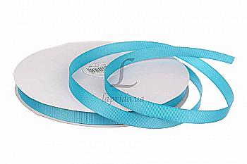 Стрічка репсова 1,2 cм-18 м, GX-183 бірюзова