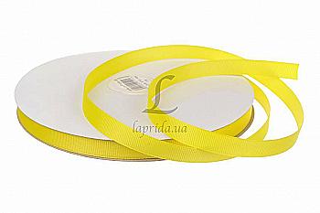 Стрічка репсова 1,2 cм-18 м, GX-15 жовта