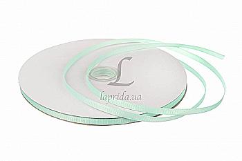 Стрічка репсова 0,6 cм-18 м, GX-217, бірюза