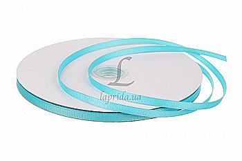 Лента репсовая 0,6 см-18 м, GX-219, синяя