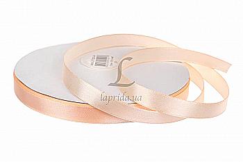 Лента атлас персик 7 мм-23 м (07)