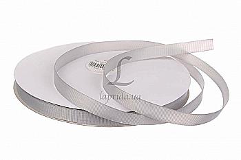 Лента репсовая 1,2 см-18 м, GX-03, серая