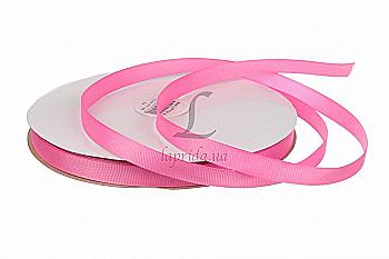 Стрічка репсова 1,2 cм-18 м, GX-05 рожева