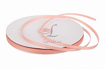 Стрічка репсова 0,6 cм-18 м, GX-215, креветковий