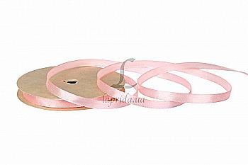 Стрічка атлас 7 мм-23 м, 66, персикова