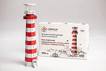 Дерев`яний 3D конструктор маяк Євпаторійський (Україна, Крим) Дерев`яний 3D конструктор маяк Євпаторійський (Україна, Крим)