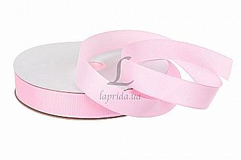 Стрічка репсова 2,5 cм-18 м, GX-04 рожева