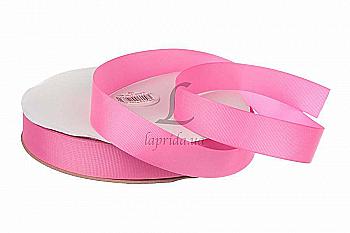 Стрічка репсова 2,5 cм-18 м, GX-05 рожева
