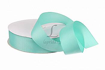 Лента репсовая 4 cм-18 м, GX-222, бирюза